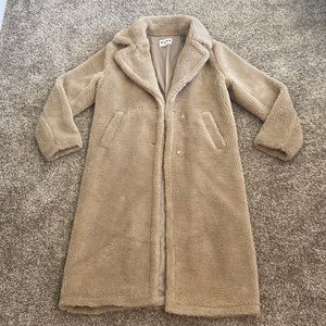 NA-KD Teddy Bear Trench Coat